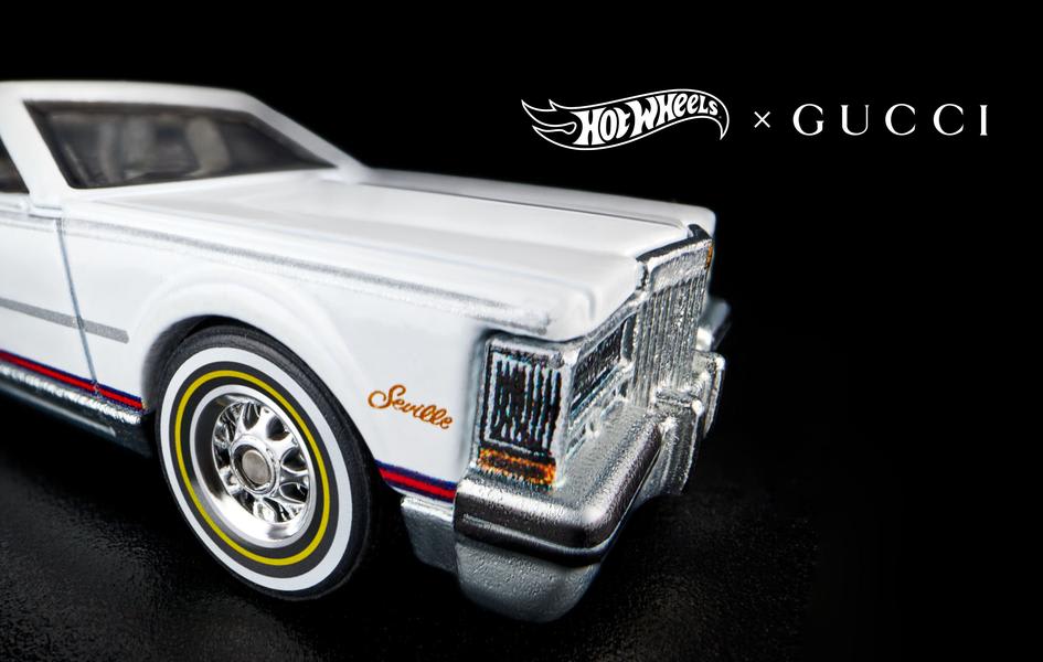 世界有名な partners Wheels Hot with Cadillac 1982 diecast a for Gucci ミニカー